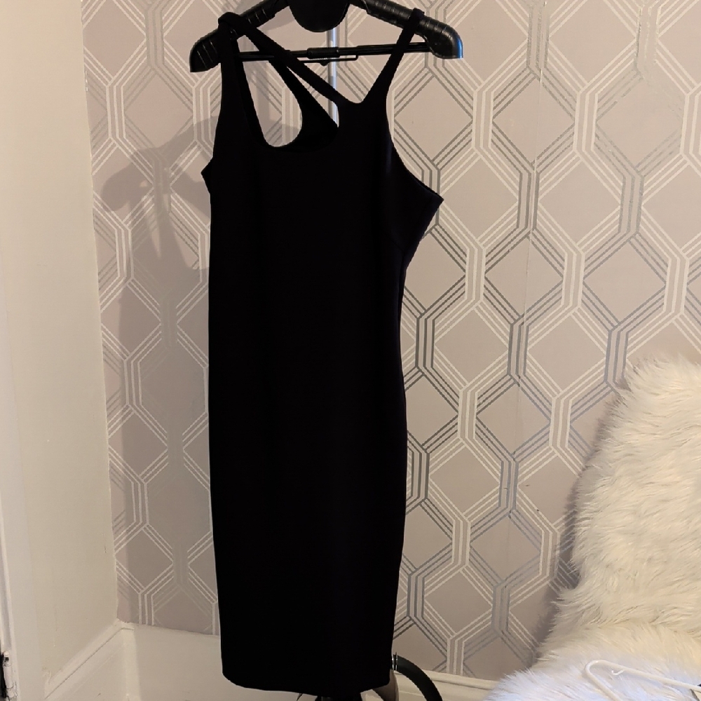 Halston Heritage Black Chic Dress